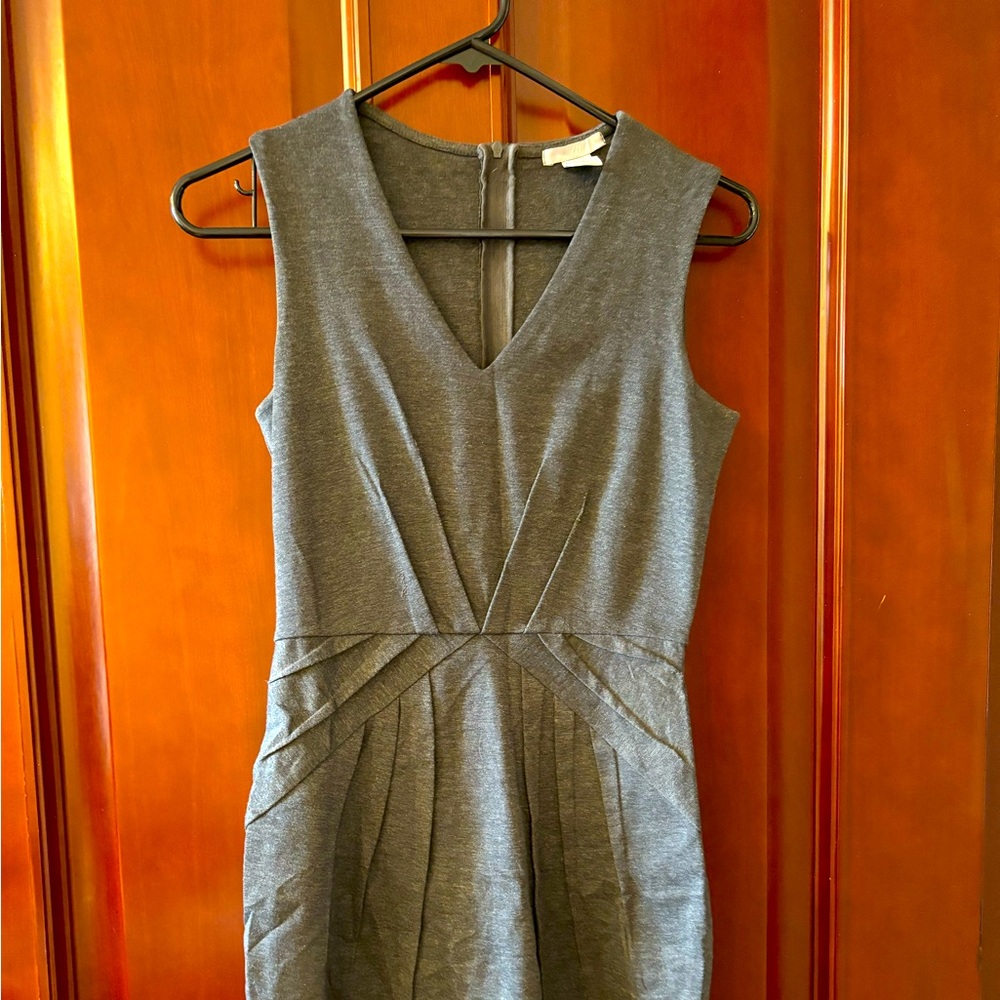 H&M work dress gray